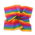 Bandana Manufacturer 100% Cotton Rainbow Bandana Cheap Face Mask Bandana Scarf For Wholesale