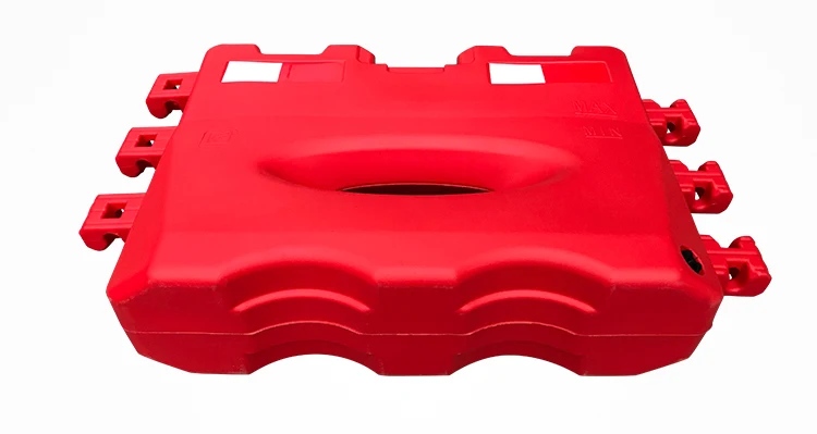 Hdpe Red Plastic Water Filled Barrier Fence For Traffic Road Safety