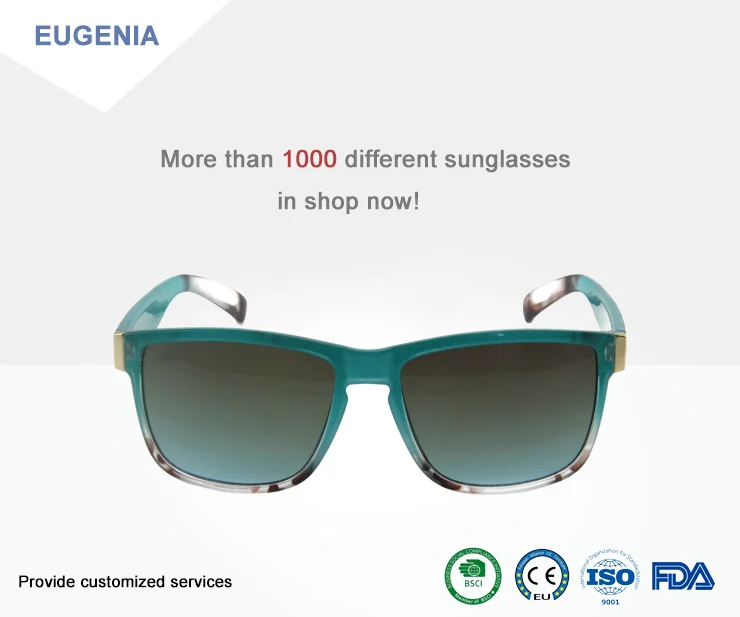 EUGENIA 2020 New Arrivals Novelty Square Multicolor Fashion UV Sunglasses