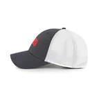 Performance mesh mens baseball caps with TPU emboss
