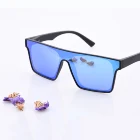 Guangzhou Usom Manufacturer Custom Logo Womens Rimless Big Square Beach Sunglasses Oversized With Anti-Corrosion Lens