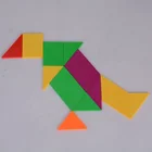 Latest arrival OEM quality personality diy puzzle jigsaw tangram plastic connect toys