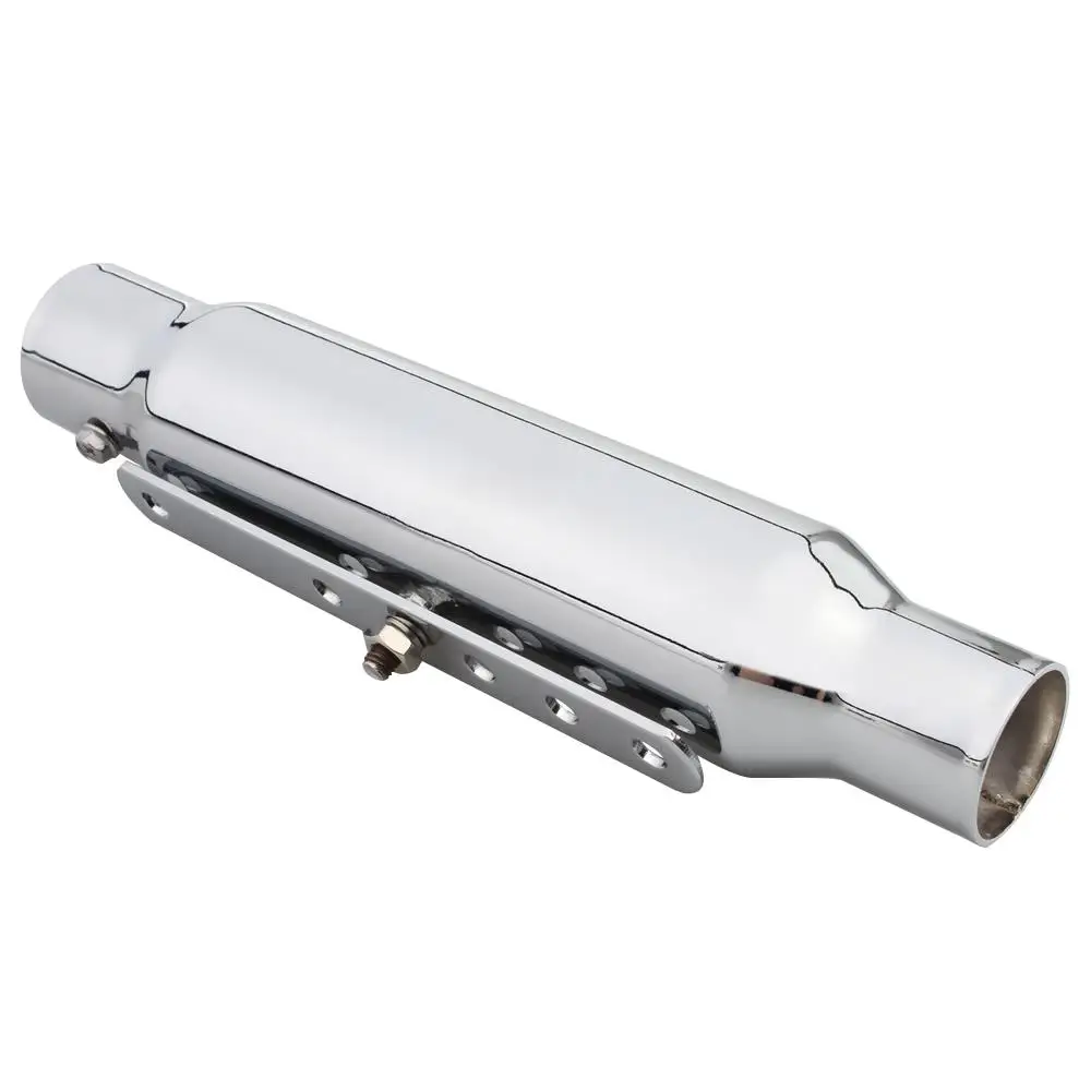 35-43 mm Chrome Black Universal Motorcycle Exhaust Muffler Pipe Fit For Harley Chopper