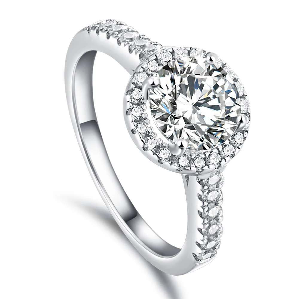 TL-002 Round cut halo wedding rings S925 girl's jewelry silver engagement ring with Zircon jewelry women wedding rings
TL-002 Round cut halo wedding rings S925 girl's jewelry silver engagement ring with Zircon jewelry women wedding rings