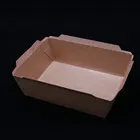 Eco friendly takeaway food disposable lunch packing containers box for food with clear lids