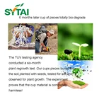 Oval 100% Compostable And Biodegradable Disposable Packaging Sugar Cane Pulp Bagasse Plate
