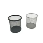 STASUN wholesale 3.5 inch dia Office standard Desktop organizer round Metal Mesh Pen Holder