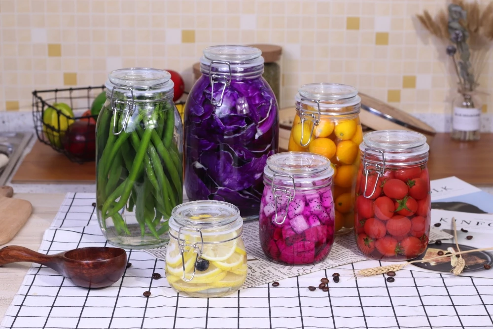 magnifying jars