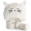 High Quality Gift Box Baby Cute Face Animal Design Organic Cotton Hooded Baby Bath Towel