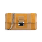 Designer luxury genuine leather women shoulder chain bag
