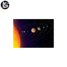 High quality 3d lenticular printing postcards with Solar System image design