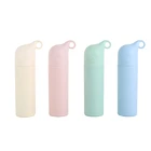 Multi-color Cartoon Elephant Shape Glass Water Bottles for Outdoor Portable Drinking Glass Bottle with Capacity 300ML