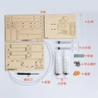 Educational Toy Wholesale New Educational Production Student DIY Assembling Toy Hydraulic Excavator Wooden Toy Custom