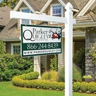 Estate Plastic Sign Post High Quality No Digging Decorative Cheap White Pvc Vinyl Plastic Real Estate Sign Post