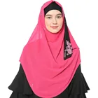 Scarf Multicolor Muslim Hijab Scarf For Women Stylish Headcloth Customized Color Wholesale Shawl