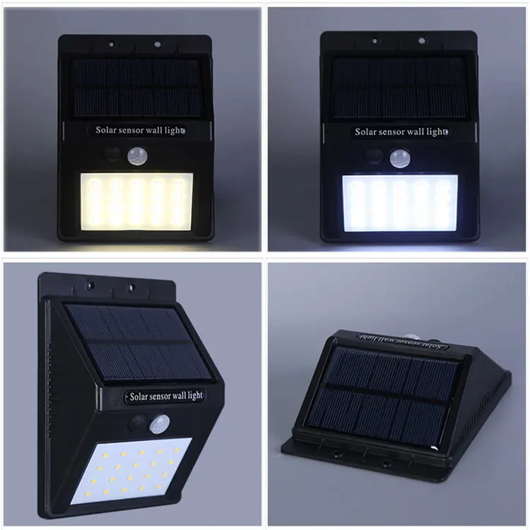 Smart Power Home Wall Waterproof Outdoor Motion Sensor LED Solar Garden Light