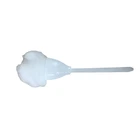 Brush Toilet Soft Bristles Bowl Swab w/Cone, white, 100pcs/case
