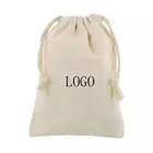 Wholesale custom organic wedding drawstring bag for gifts