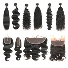 Virgin Brazilian Hair Weave Raw Virgin Hair Factory Vendor Virgin Brazilian Human Hair Extension Bundles Wholesale 100% Brazilian Virgin Sew In Weave With Closure