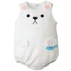 Wholesale baby romper baby clothes kids animal printing overall summer breathabele short sleeve baby boy rompers jumpsuit