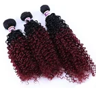 9A Brazilian Virgin Human Hair Bundles Curly Hair Deep Wave Curly Hair
