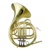 Tide Music F key 3-key gold lacquer yellow brass French horn
