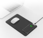 A4 sized super thin smooth PU leather mouse pad wireless charger 10W/7.5W/5W with large logo printing area