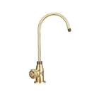 Export Faucets Luxury Single Handle Gold Plated Brass Home Kitchen Sink Water Filter Faucet