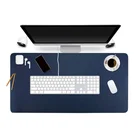 Amazon Hot Selling Office Decor Writing Desk Pad Protector Waterproof PU Leather Mat Gaming Mouse