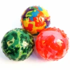 Hot Selling Wholesale Dog TPR Chew Toy Camouflage Pet Interactive Training Ball Toys With Fabric