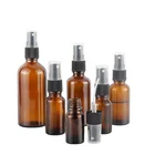 5ml 10ml 20ml Amber Glass Oil Bottle Fine Mist Sprayer Glass Cosmetic Bottles