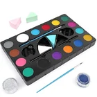 Neon Paint Paint Amazon Pass MSDS Temporary Tattoo Glue Party Washable Fluorescent Neon Face Paint Kit