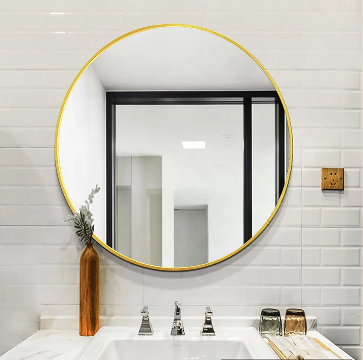 Amazon Com Hans Alice Bathroom Mirrors Wall Mounted Modern Black Frame Mirror For Bathroom Bedroom Living Room Hanging Horizontal Or Vertical Commercial Grade 90 Cri 38 X 26 Home Kitchen