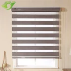 STARDECO Sunscreen Fabric Zebra Roller Blind Shades Shutters Motorized Custom Made