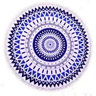 Original Stock Custom Logo Beach Chair Cover Round Towels with Tassels