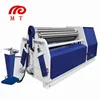 MTW12 hydraulic 4-roller plate rolling machine cnc metal roll bender machine