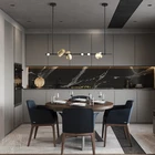 Creative Nordic aluminum Chandelier Pendant Light for Office kitchen