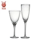 Hammerhead pattern gold rimmed water glass cup for fruit and candy drinking glass Creative glass