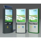 Solar Led Light Box Solar Panel Light Box Popular Durable Customized Solar Panels Led Advertising Light Box With Trash Bins