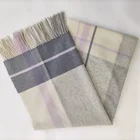 Scarf Scarf And Scarves Classic Checked Soft Luxury Winter Cashmere Scarf
