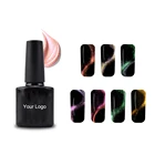 Acrylic Lacquer Nail Polish 7ml Fashion Color Uv Nail Polish Gel 3D Cat Eye Gel