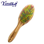 High Quality New Design Colors Bamboo Pet Products Dogs Grooming Cleaning Massage Brush