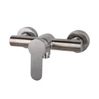 Shower Mixer Single Handle Wall Mounted Bath Shower Faucets Shower Taps Faucet Mixer Bathtub Faucet 304SS Stainless Steel