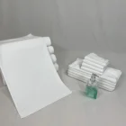 100% cotton plain rectangular face towel for hotel