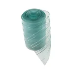 Anti-static Thickness 1.0mm-5.0mm ribbed pvc smooth strip curtains