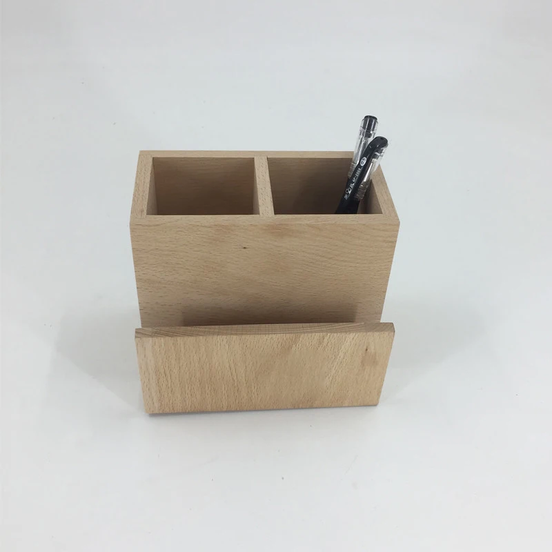 木笔筒 buy wooden desktop pencil cup organizer caddy,solid