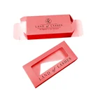 Fancy Custom Design PVC Window Eyelash Packaging Box