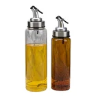 Factory Directly Provide pet kitchen vinegar oil sprayer bottle for cooking glass olive oil dispenser
