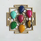 drop shaped style chakra Gemstone beads healing sets