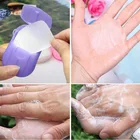 Children OEM Private Label Eco Friendly Travel Portable Pocket Dissolving Hand Washing Disposable Paper Soap Mini